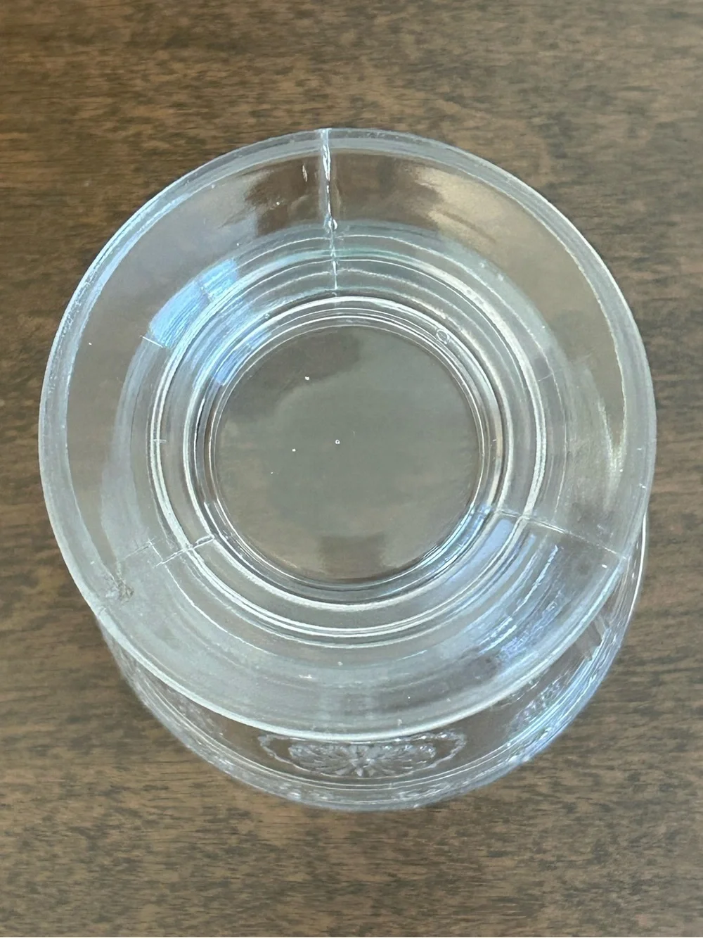 VINTAGE BRYCE BROTHERS 1889 EAPG MAGIC AKA ROSETTE CLEAR GLASS PEDESTAL SPOONER